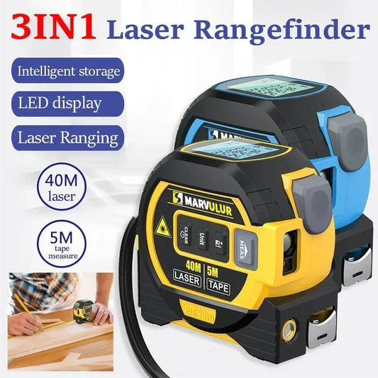 🎅(HOLIDAYS SALE - 49% OFF) Laser Measure 3-In-1 Infrared Laser Tape Measure🎅