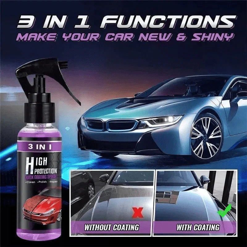 ✨ Powerful 3 in 1 High Protection Fast Car Ceramic Coating Spray🌟