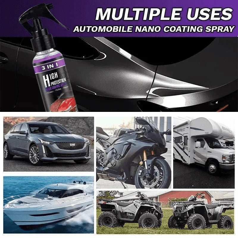 ✨ Powerful 3 in 1 High Protection Fast Car Ceramic Coating Spray🌟