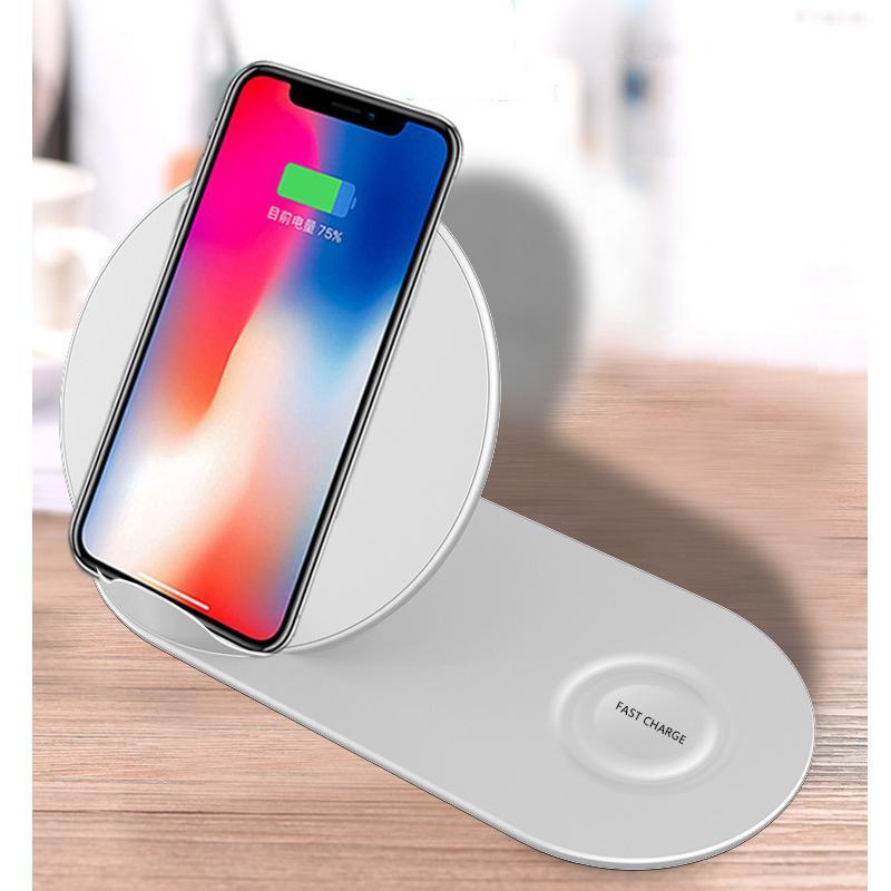 iPhone Qi Fast Charge Stand & Pad (Charge 2 at once!)