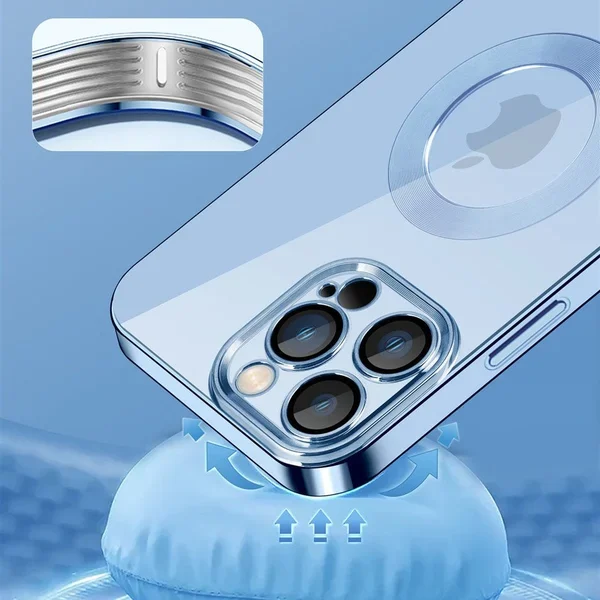 New Version 2.0 Transparent iPhone Case With Camera Protector